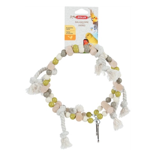 Zolux Schommel Houten Wiel Met Kralen Assorti