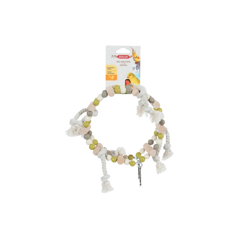 Zolux Schommel Houten Wiel Met Kralen Assorti