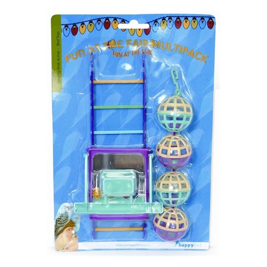 Happy Pet Bird Toy Mp Bal / Ladder / Perch