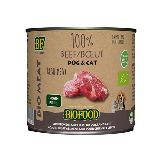 Bf Petfood Biofood Organic Kat 100% Rund Blik
