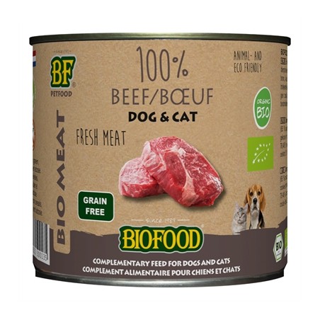Bf Petfood Biofood Organic Kat 100% Rund Blik