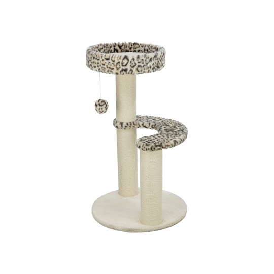 Trixie Krabpaal Leo Panterprint Rond Creme