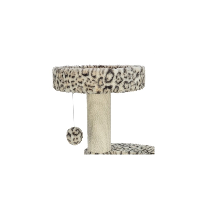 Trixie Krabpaal Leo Panterprint Rond Creme