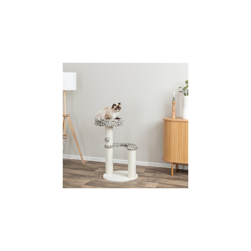 Trixie Krabpaal Leo Panterprint Rond Creme