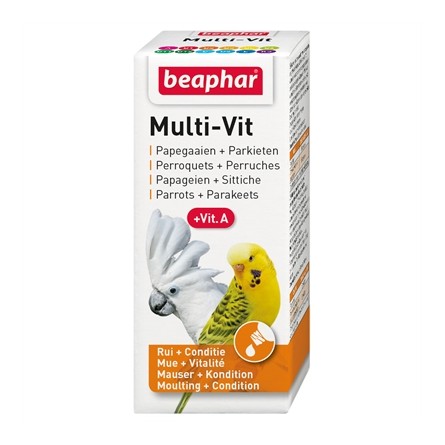 Beaphar Multi-Vit Papegaai En Grote Parkieten