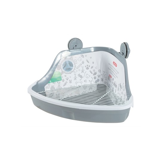 Zolux Hoektoilet Knaagdier Grijs