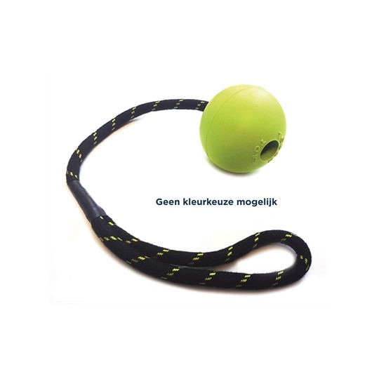 Happy Pet Tough Toys Bal Aan Touw Rubber