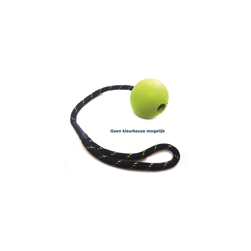 Happy Pet Tough Toys Bal Aan Touw Rubber