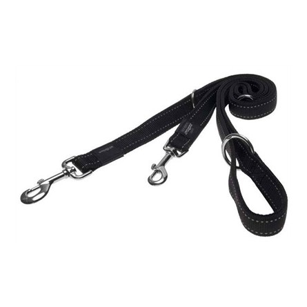 Rogz For Dogs Lumberjack Multipurpose Lijn Zwart