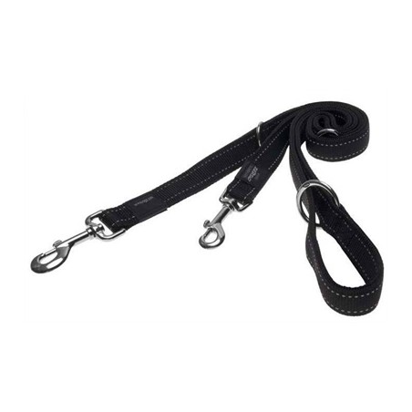 Rogz For Dogs Lumberjack Multipurpose Lijn Zwart