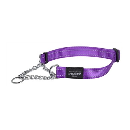 Rogz For Dogs Fanbelt Halfslip Halsband Paars