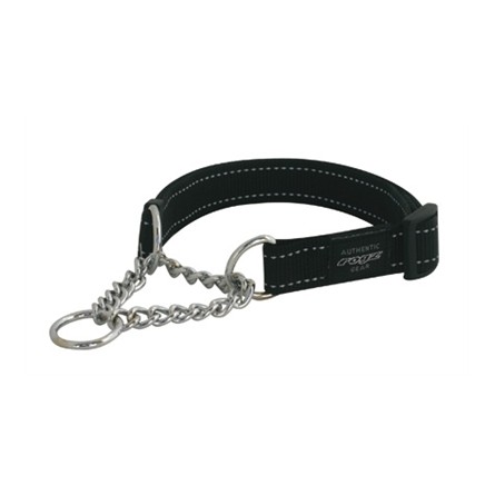 Rogz For Dogs Lumberjack Halfslip Halsband Zwart