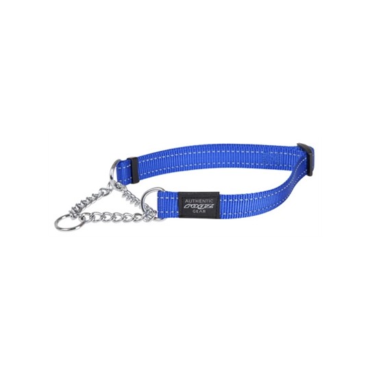 Rogz For Dogs Fanbelt Halfslip Halsband Blauw