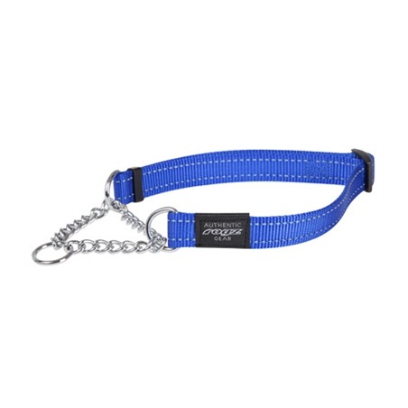 Rogz For Dogs Fanbelt Halfslip Halsband Blauw