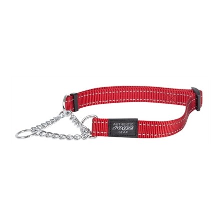 Rogz For Dogs Fanbelt Halfslip Halsband Rood