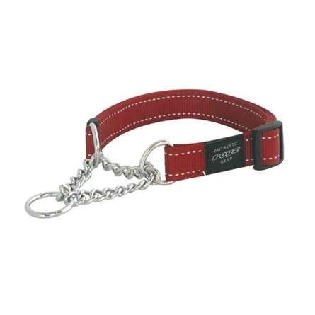 Rogz For Dogs Lumberjack Halfslip Halsband Rood