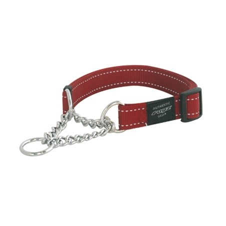 Rogz For Dogs Lumberjack Halfslip Halsband Rood