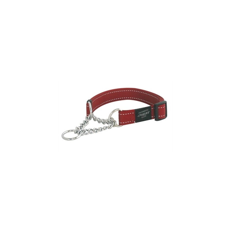 Rogz For Dogs Lumberjack Halfslip Halsband Rood