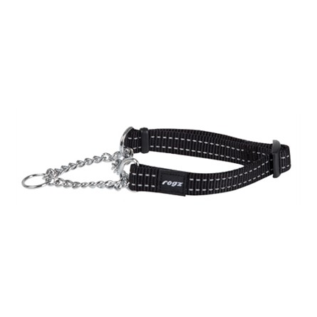 Rogz For Dogs Snake Halfslip Halsband Zwart