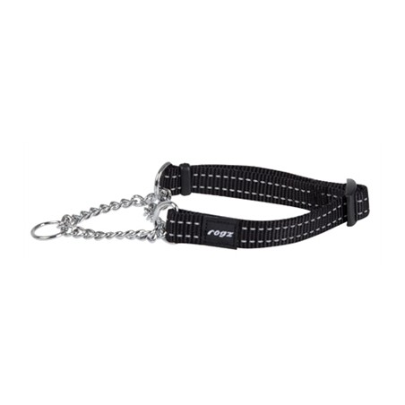 Rogz For Dogs Snake Halfslip Halsband Zwart