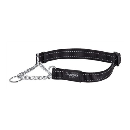 Rogz For Dogs Fanbelt Halfslip Halsband Zwart