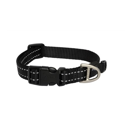 Rogz For Dogs Snake Halsband Zwart
