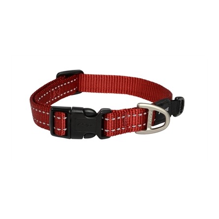 Rogz For Dogs Snake Halsband Rood