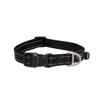 Rogz For Dogs Fanbelt Halsband Zwart