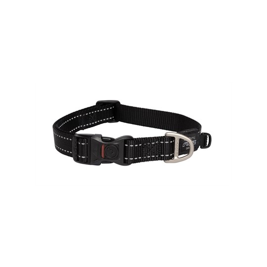 Rogz For Dogs Fanbelt Halsband Zwart