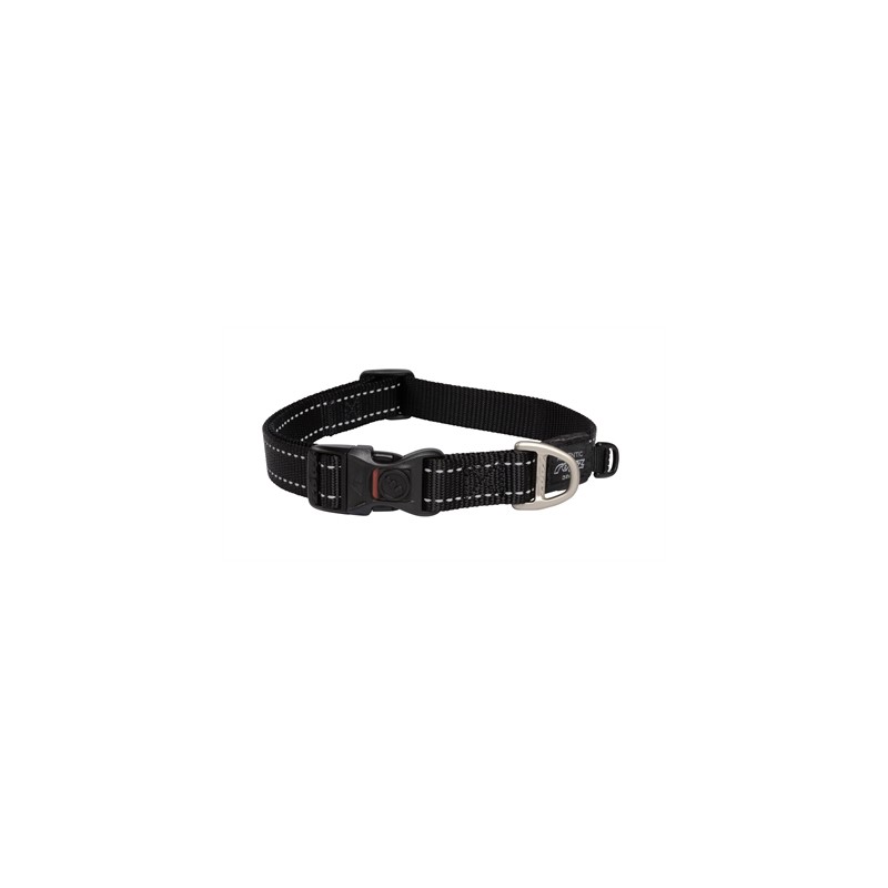Rogz For Dogs Fanbelt Halsband Zwart
