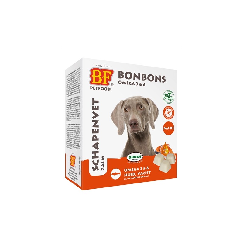 Bf Petfood Schapenvet Maxi Bonbons Zalm