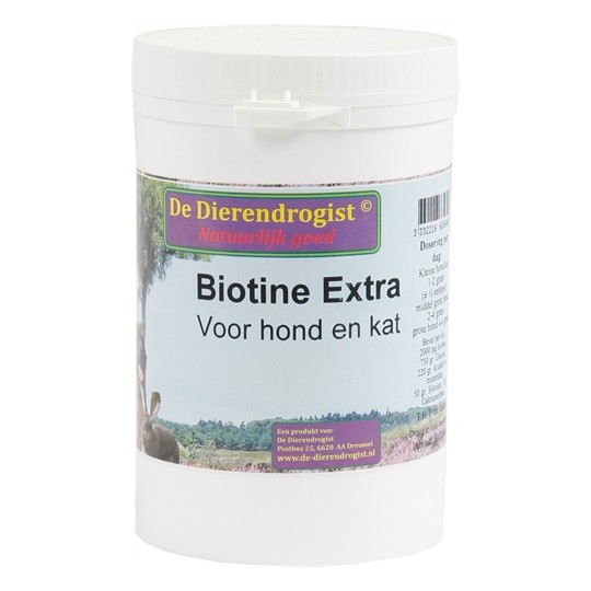 Dierendrogist Biotine Poeder+Kruiden Voor Hond En Kat