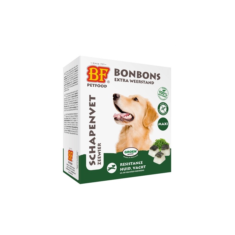 Bf Petfood Schapenvet Maxi Bonbons Zeewier