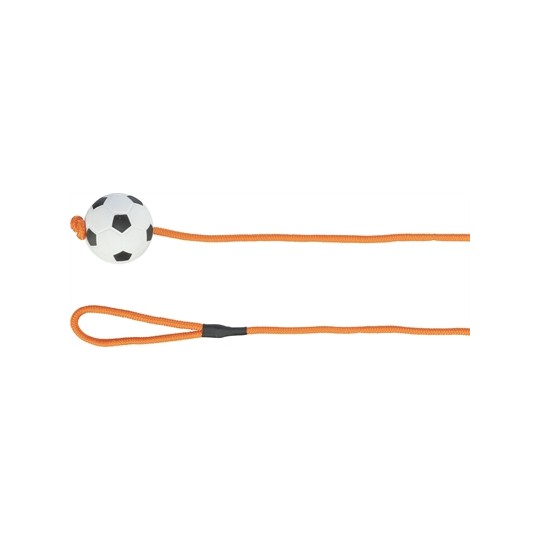 Trixie Voetbal Aan Touw Schuimrubber Drijvend