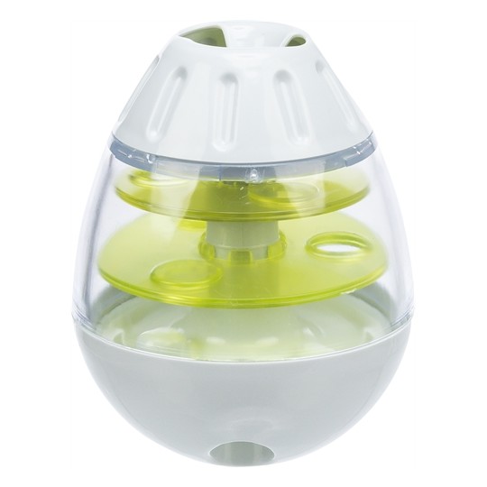 Trixie Roly Poly Snack Tuimel Ei Grijs / Lime Groen