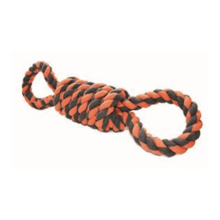 Happy Pet Nuts For Knots Extreme Spoel 8 Vorm Tugger Grijs / Oranje