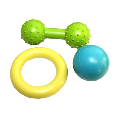 Happy Pet Little Rascals 3St Rubber Multipack