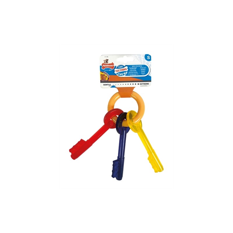 Nylabone Puppy Chew Bijtsleutels Baconsmaak