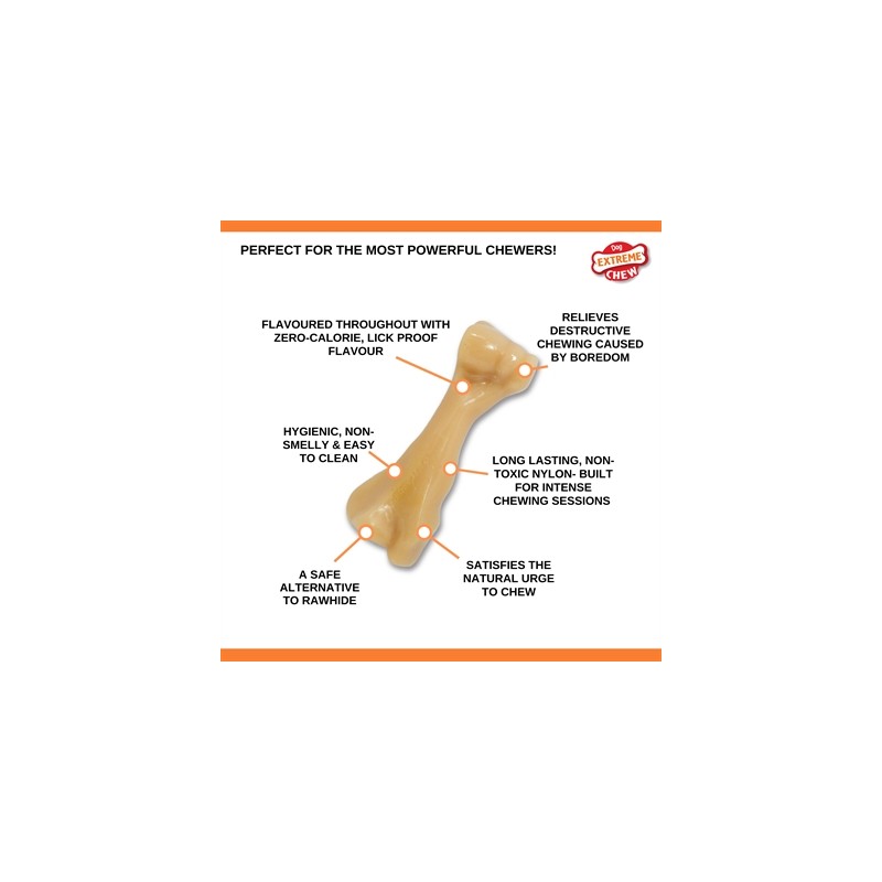 Nylabone Power Chew Harde Bijters Kipsmaak