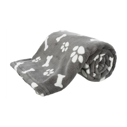 Trixie Hondendeken Kenny Fleece Bot / Pootjes Grijs