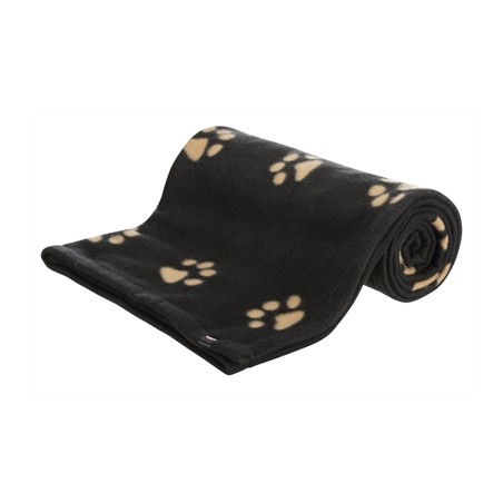 Trixie Barney Fleece Hondendeken Zwart / Beige Ass