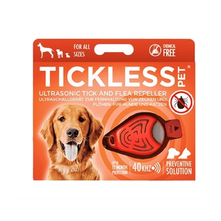 Tickless Teek En Vlo Afweer Voor Hond En Kat Fluoriserend Oranje