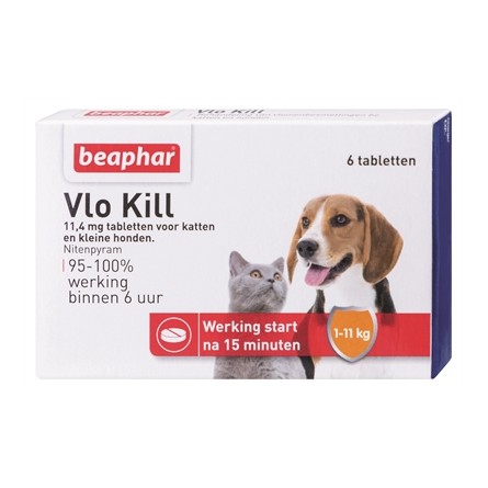 Beaphar Vlo Kill+ Kleine Hond / Kat Tot 11 Kg