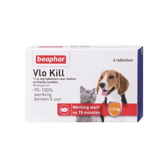 Beaphar Vlo Kill+ Kleine Hond / Kat Tot 11 Kg