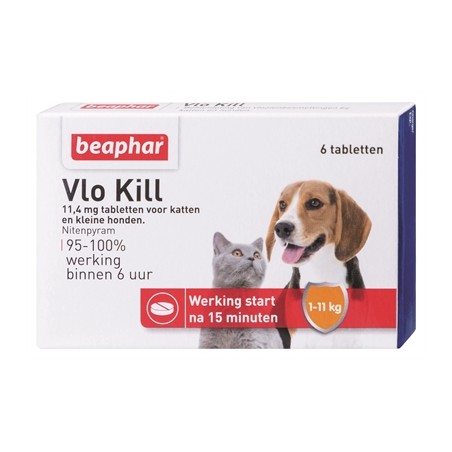 Beaphar Vlo Kill+ Kleine Hond / Kat Tot 11 Kg