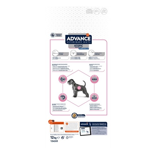 Advance Veterinary Diet Dog Gevoelige Huid Medium / Maxi
