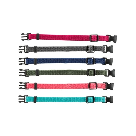 Trixie Puppy Halsbandset Fuchsia/Grafiet/Indigo/Groen/Koraal/Blauw