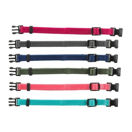 Trixie Puppy Halsbandset Fuchsia/Grafiet/Indigo/Groen/Koraal/Blauw