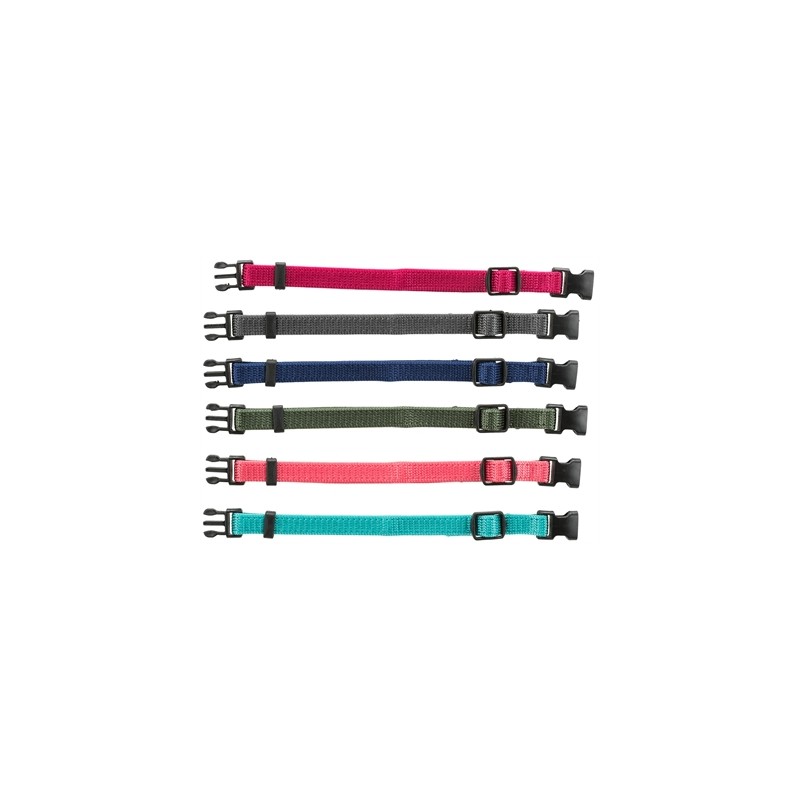 Trixie Puppy Halsbandset Fuchsia/Grafiet/Indigo/Groen/Koraal/Blauw