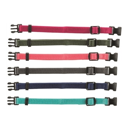 Trixie Puppy Halsbandset Fuchsia/Grafiet/Indigo/Bosgroen/Koraal